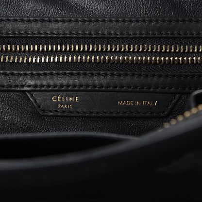 Celine Smooth Calfskin Mini Bi-Color Luggage Forest Black 7 of 18