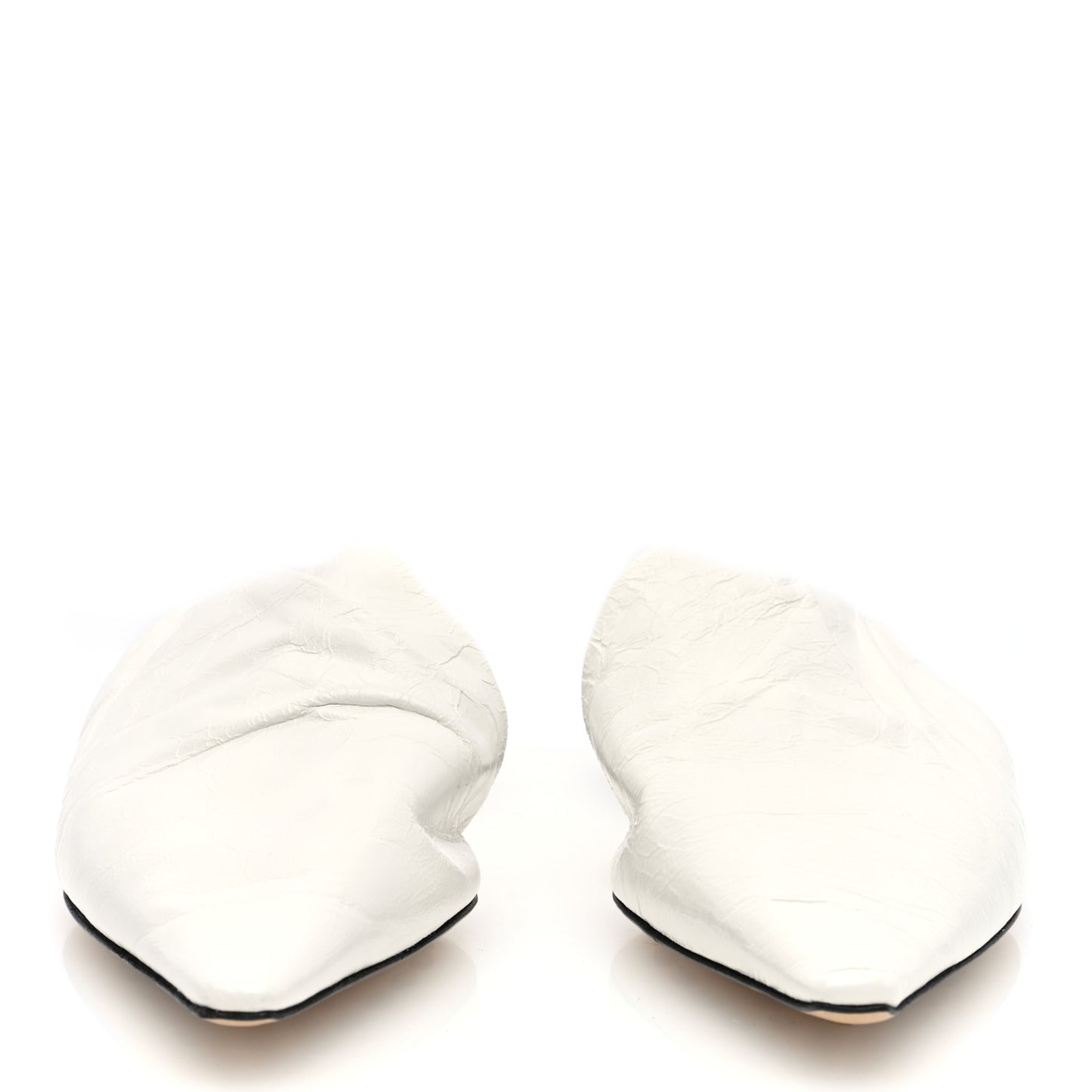 Nappa BV Point Ballet Flats 36 White