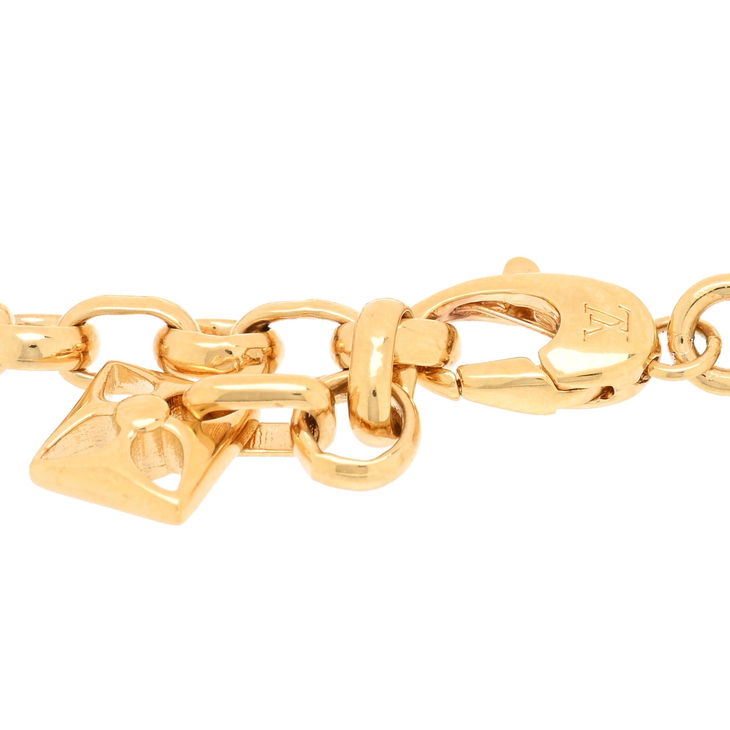 Metal Crazy In Lock Bracelet Gold