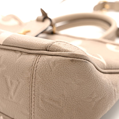 Louis Vuitton Empreinte Monogram Giant Trianon PM Tourterelle Creme 9 of 12