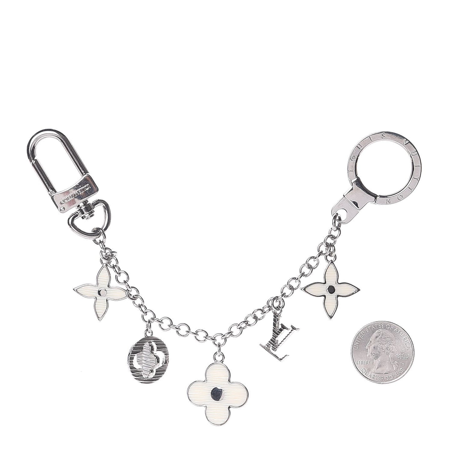 Fleur d'Epi Bag Charm Chain Ivory