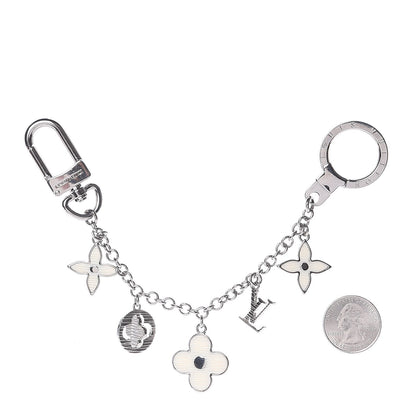 Louis Vuitton Fleur d'Epi Bag Charm Chain Ivory 2 of 3
