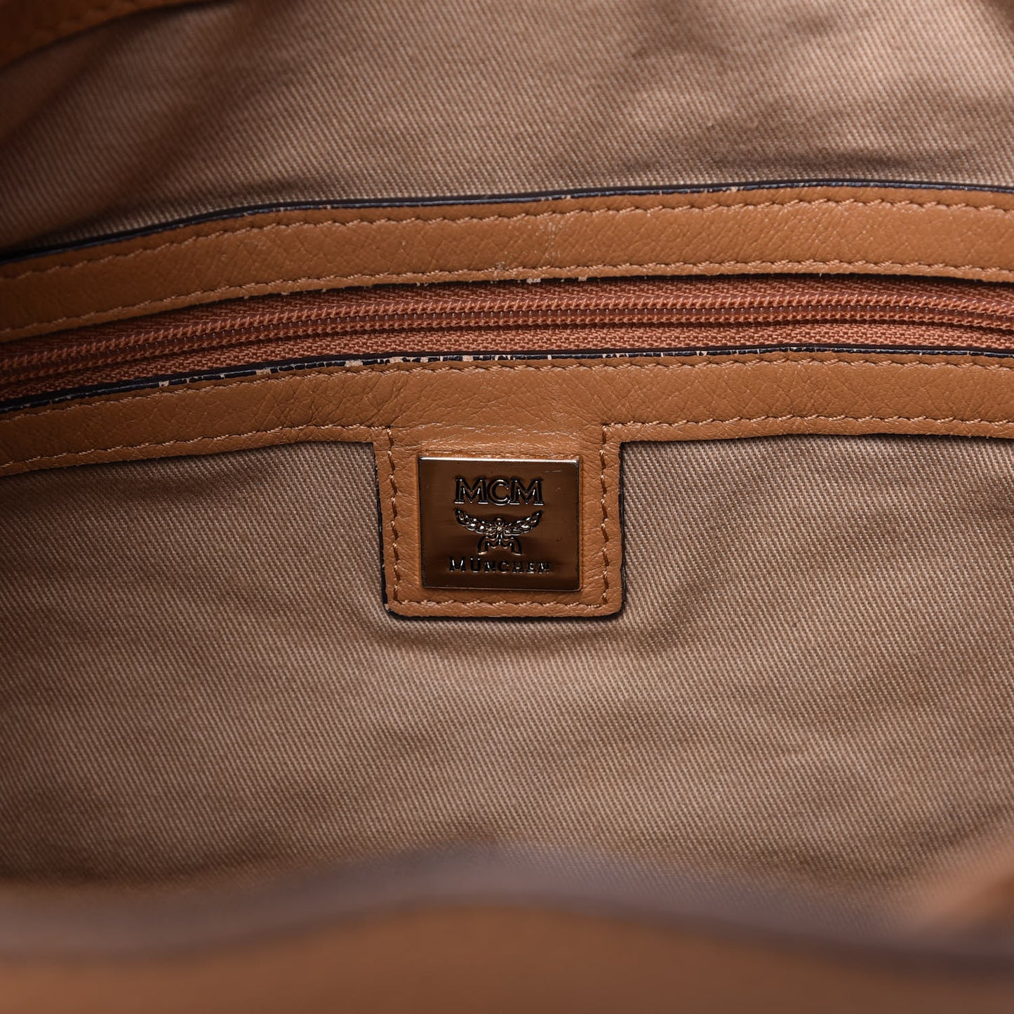 Visetos Essential Drawstring Bucket Bag Cognac