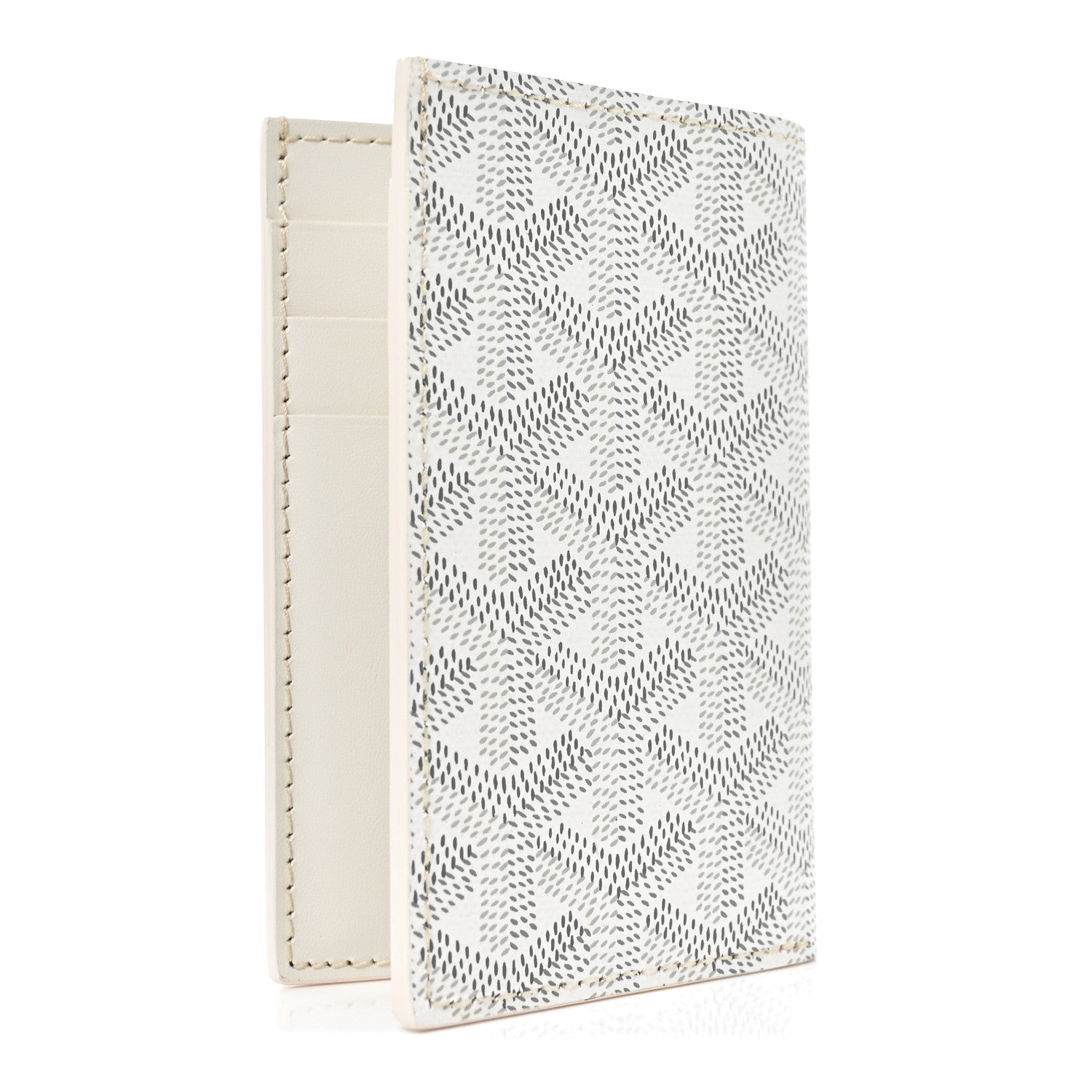 Goyard Goyardine Saint Pierre Card Holder White 3 of 7