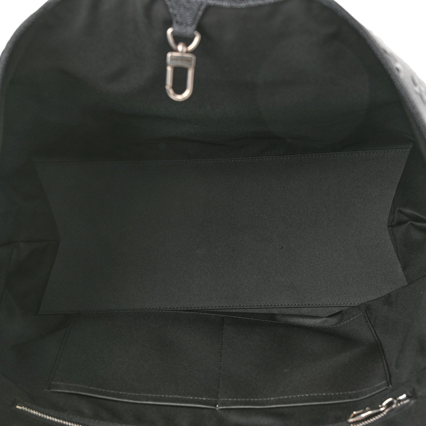Calfskin Monogram Journey Tote Charcoal