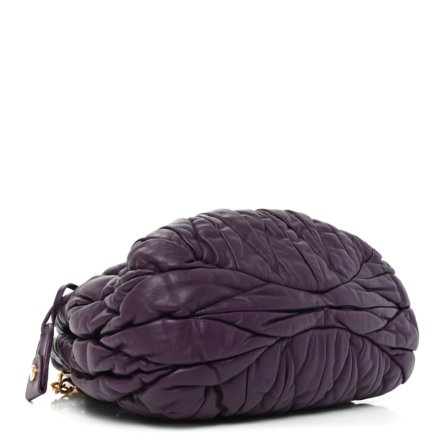Miu Miu Nappa Matelasse Lux Coffer Bag Purple 4 of 9