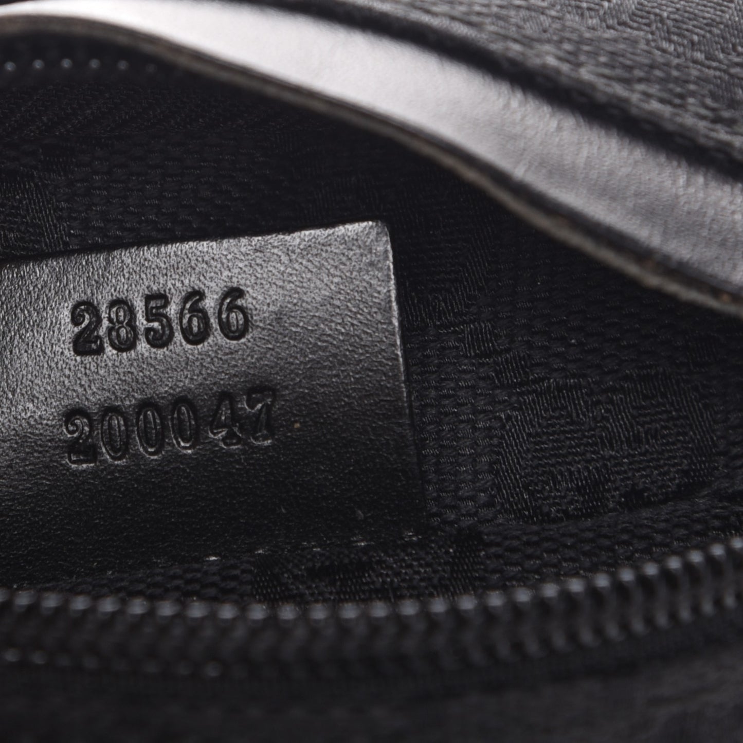 Monogram Belt Bag Black