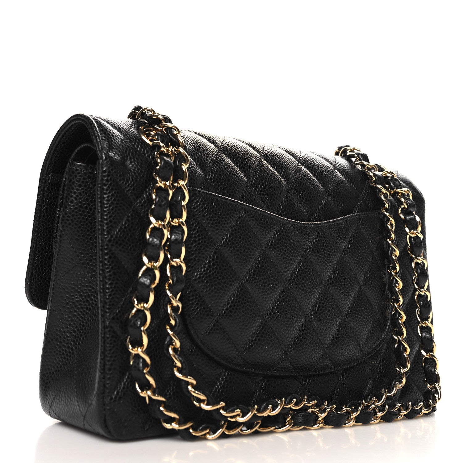 Chanel Caviar Quilted Medium Double Flap Black 3 of 11