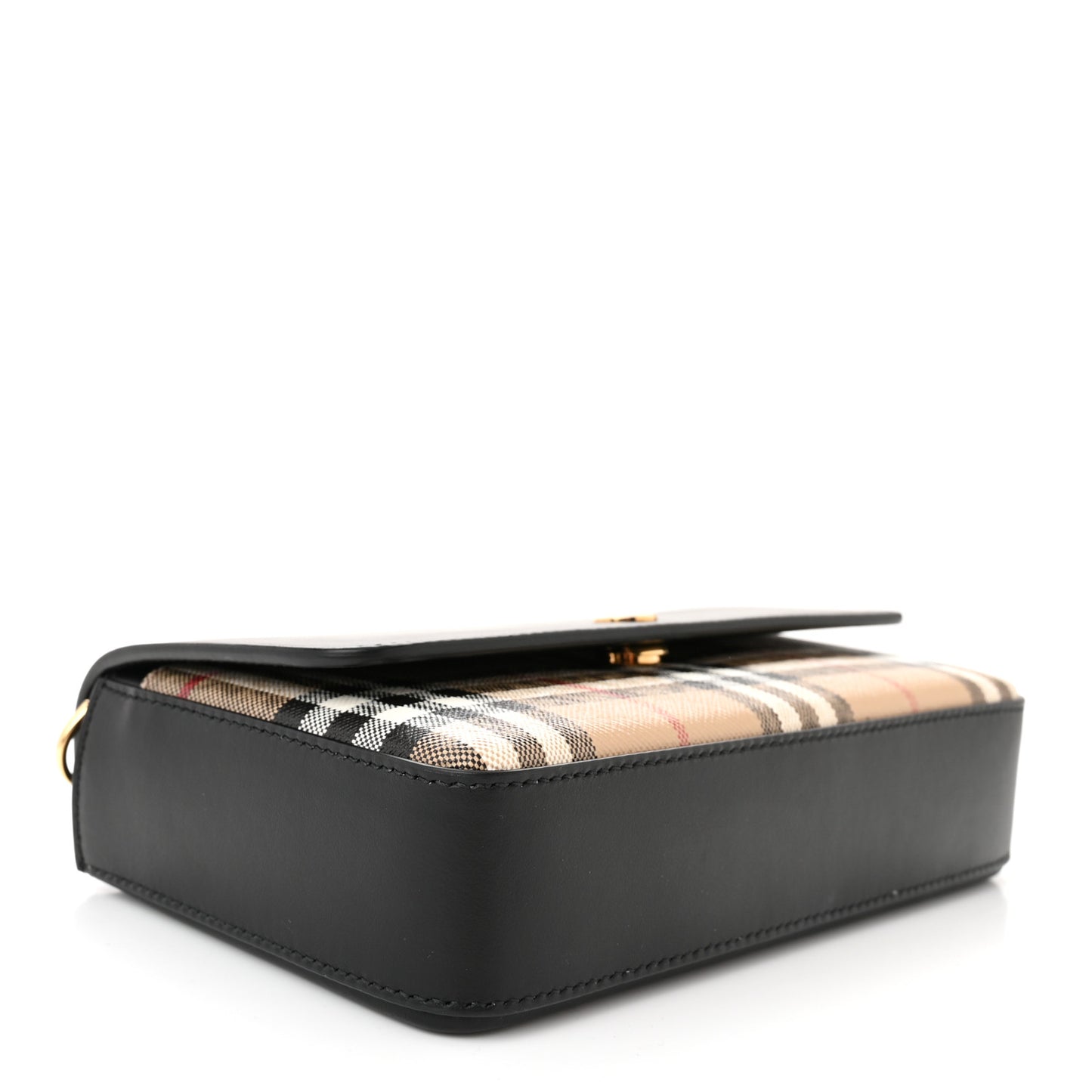 Calfskin Vintage Check New Hampshire Bag Black