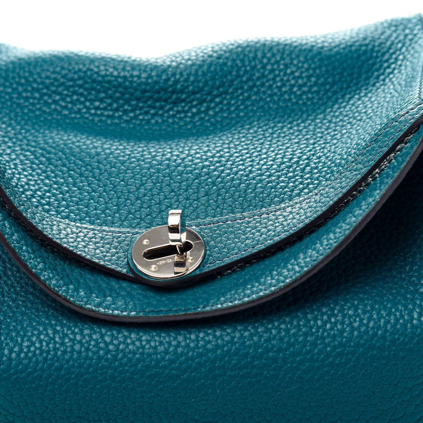 Taurillon Clemence Verso Lindy 30 Bleu Izmir Blue Saphir