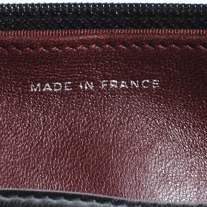 Chanel Lambskin Quilted Wallet On Chain WOC Black 7 of 8