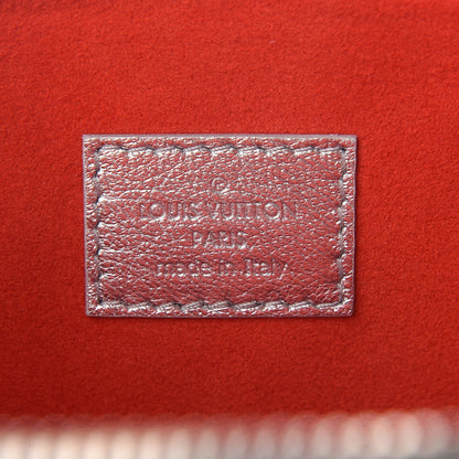 Louis Vuitton Metallic Lambskin Embossed Monogram Coussin PM Silver 6 of 8