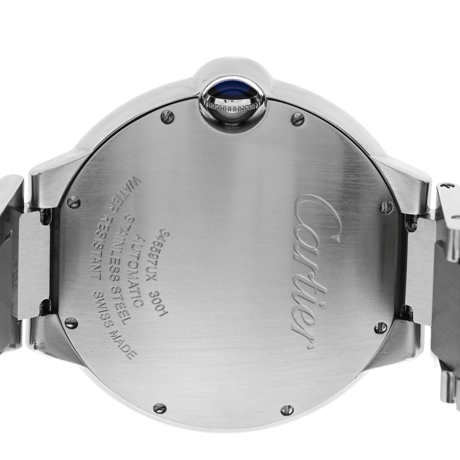 Cartier Stainless Steel 42mm Ballon Bleu De Cartier Automatic Watch 4 of 5