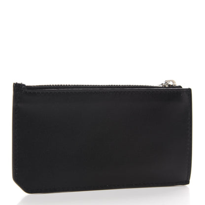 Saint Laurent Calfskin 5 Fragments Zip Pouch Card Holder Black 3 of 7