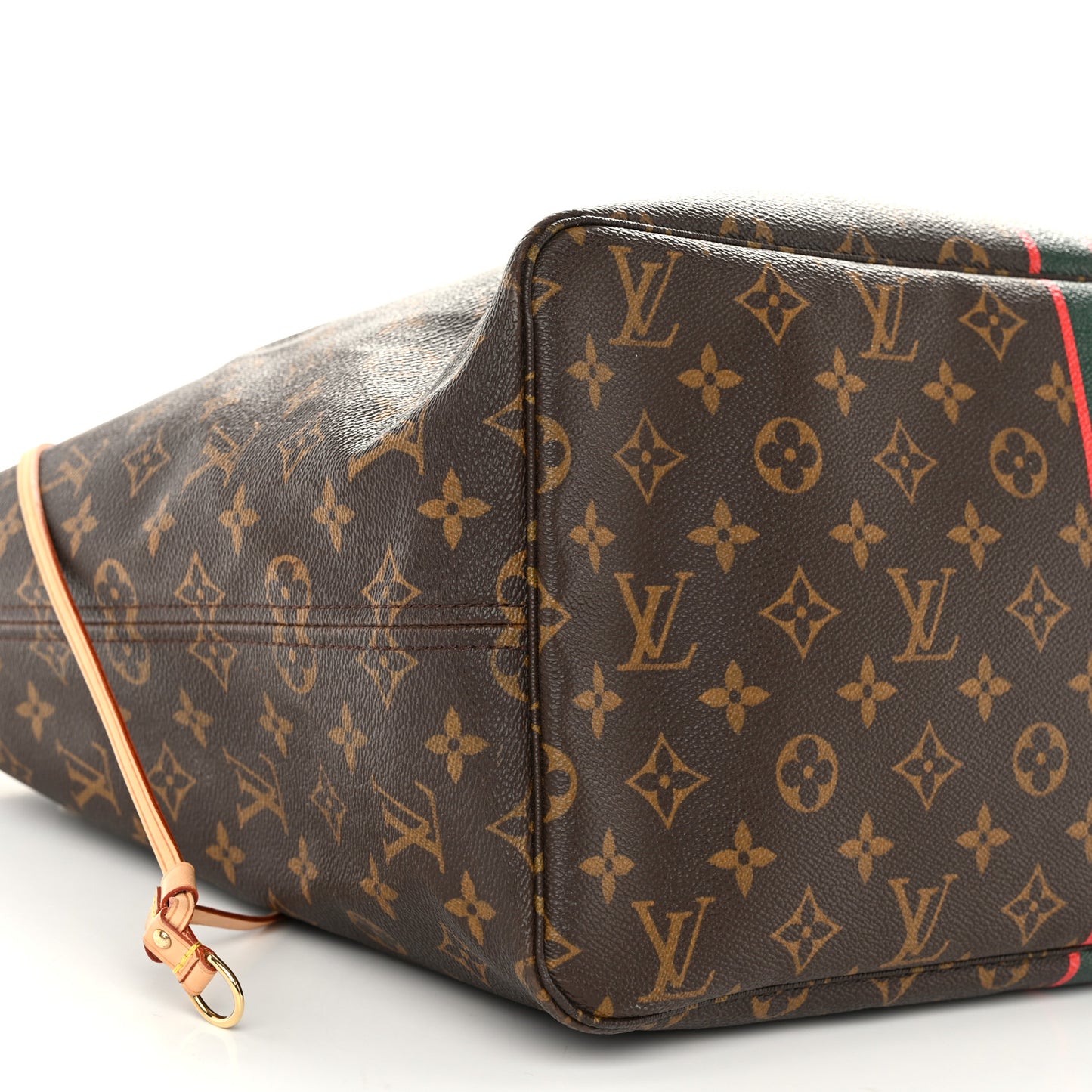 Monogram My LV Heritage Neverfull GM Red Green