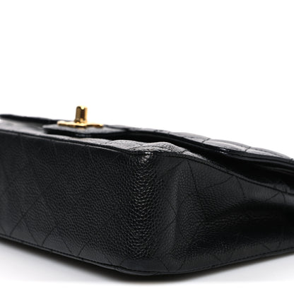 Chanel Caviar Quilted Medium Double Flap Black 9 of 9