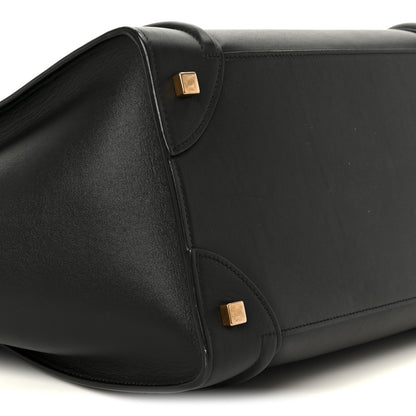 Celine Smooth Calfskin Mini Luggage Black 10 of 11