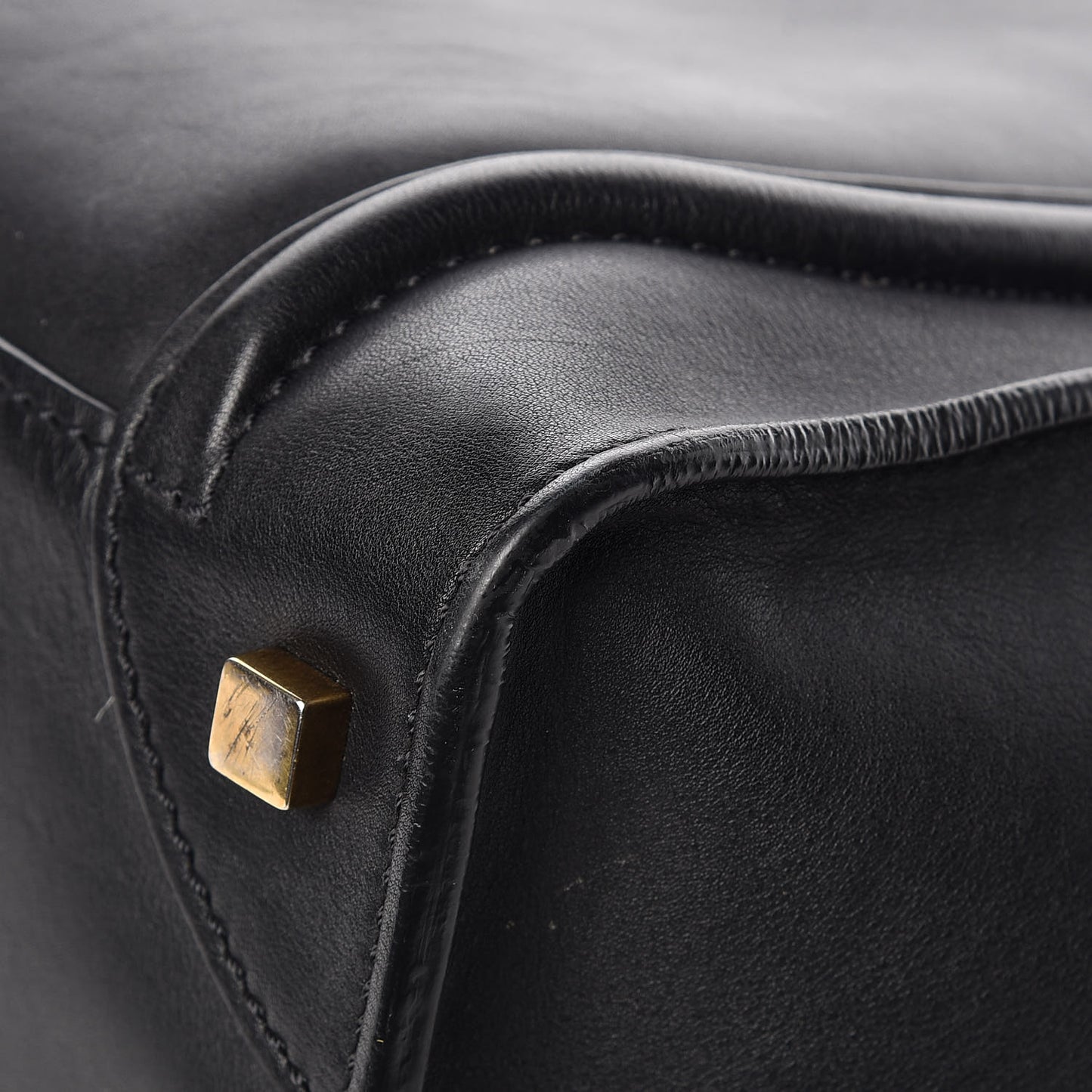 Smooth Calfskin Mini Luggage Black