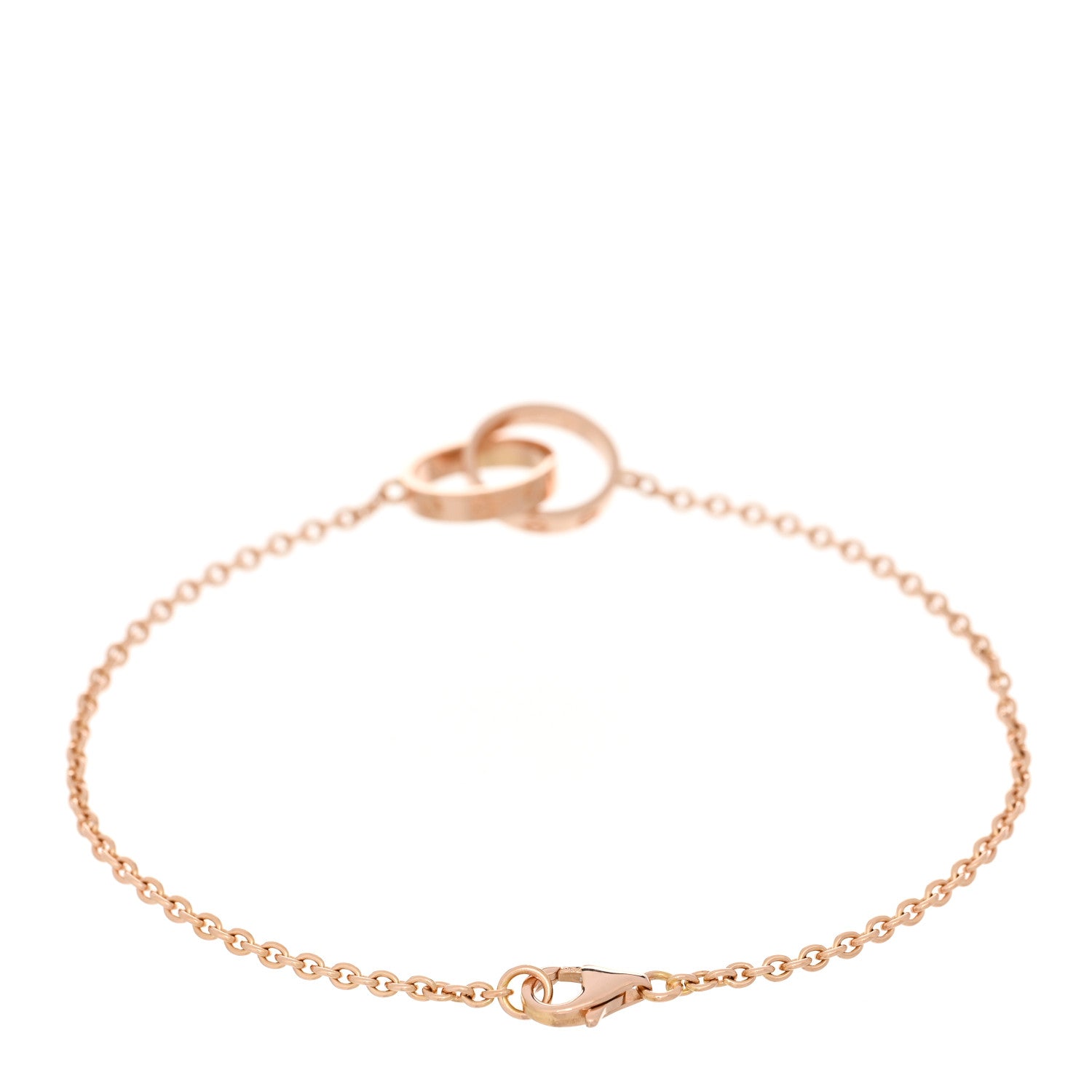 Cartier 18K Pink Gold Interlocking LOVE Bracelet 2 of 3