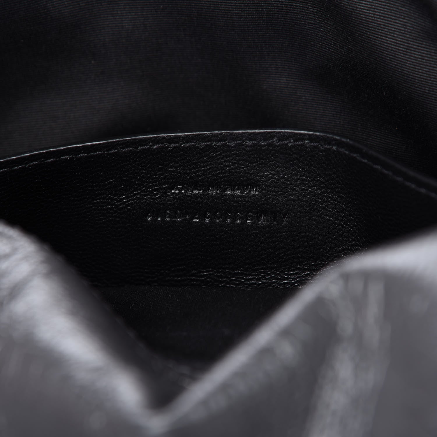 Saint Laurent Crinkled Calfskin Matelasse Monogram Baby Niki Chain Satchel Storm 9 of 10