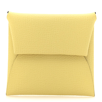 Hermes Epsom Horseshoe Bastia Coin Purse Jaune Poussin Vert Fizz 1 of 8