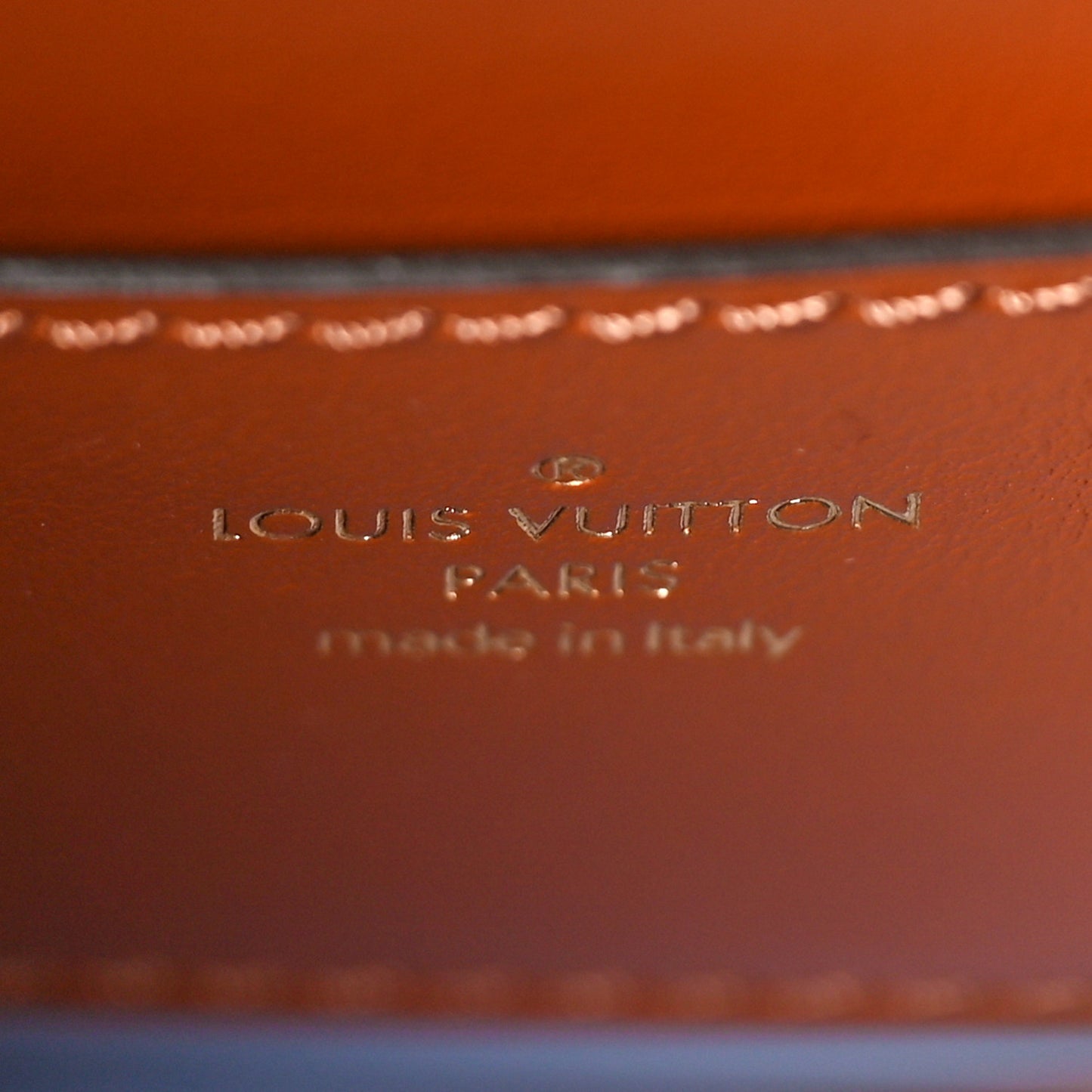 Smooth Calfskin LV Pont 9 Golden Siena