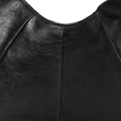 Saint Laurent Buffalo Horn Mombasa Hobo Black 7 of 9