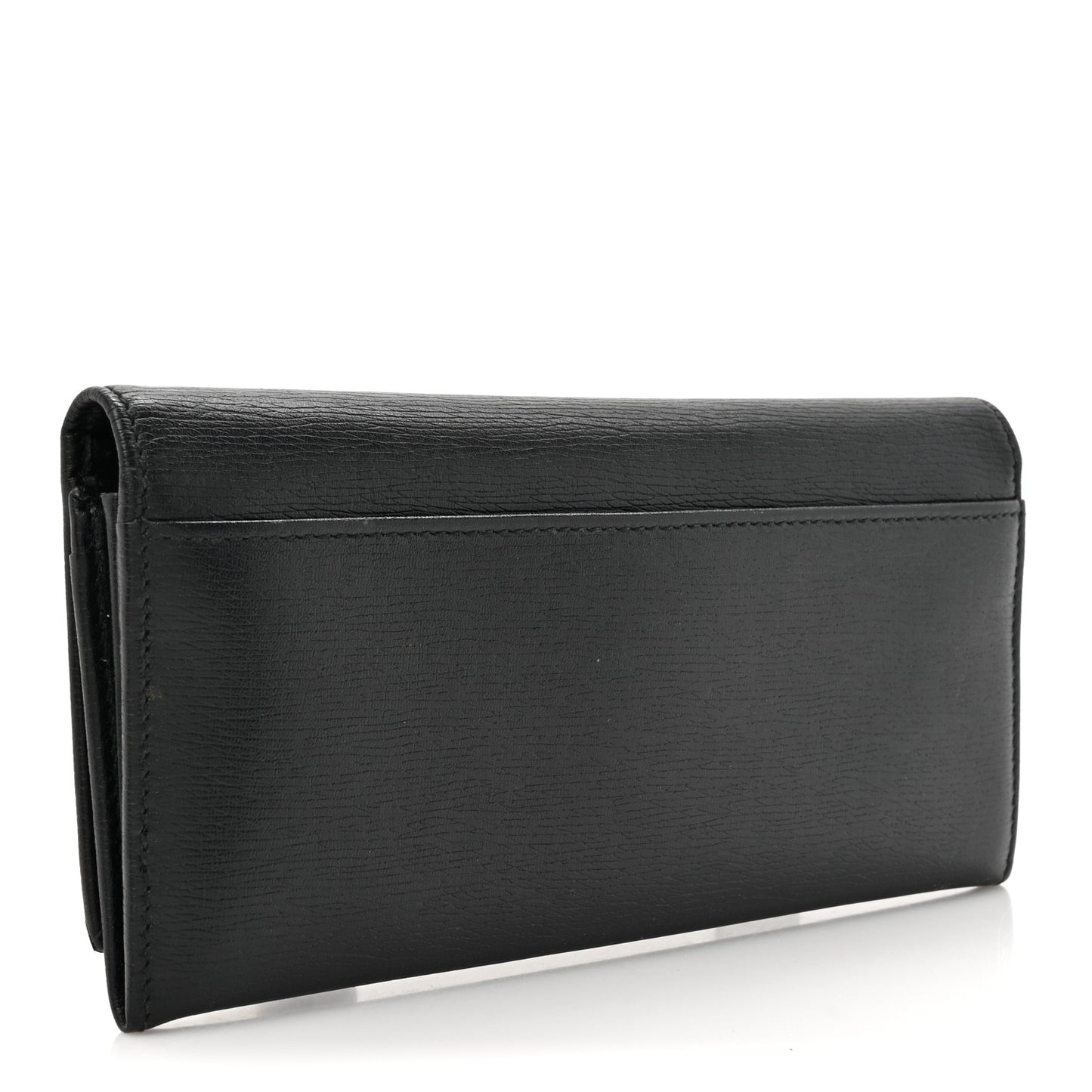 Calfskin Interlocking G Continental Wallet Black