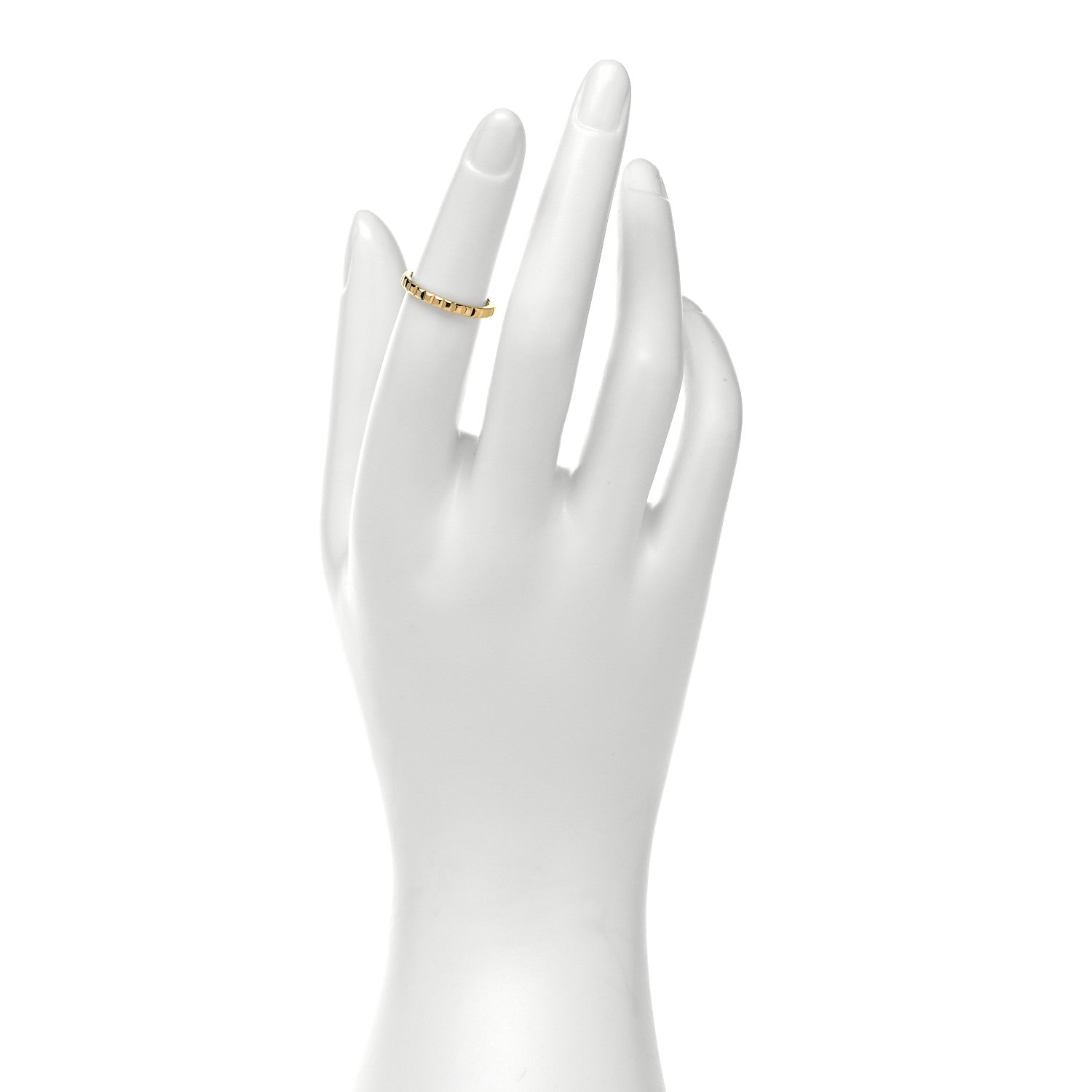 Boucheron 18K Yellow Gold Mini Clou De Paris Wedding Band Ring 48 4.5 2 of 4