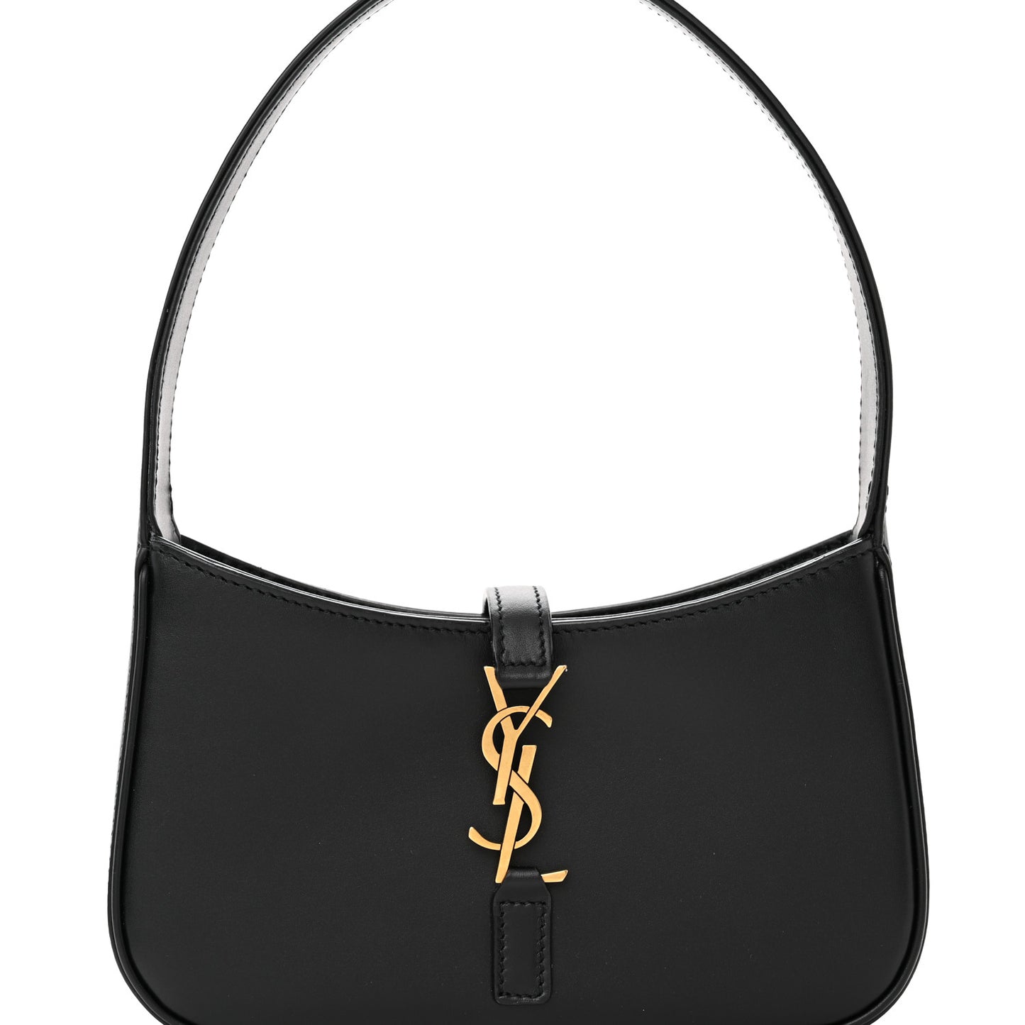 Smooth Calfskin Le 5 A 7 Mini Hobo Black