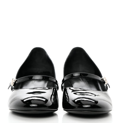 Louis Vuitton Patent Uniformes Silhouette 40mm Pumps 36 Black 2 of 9