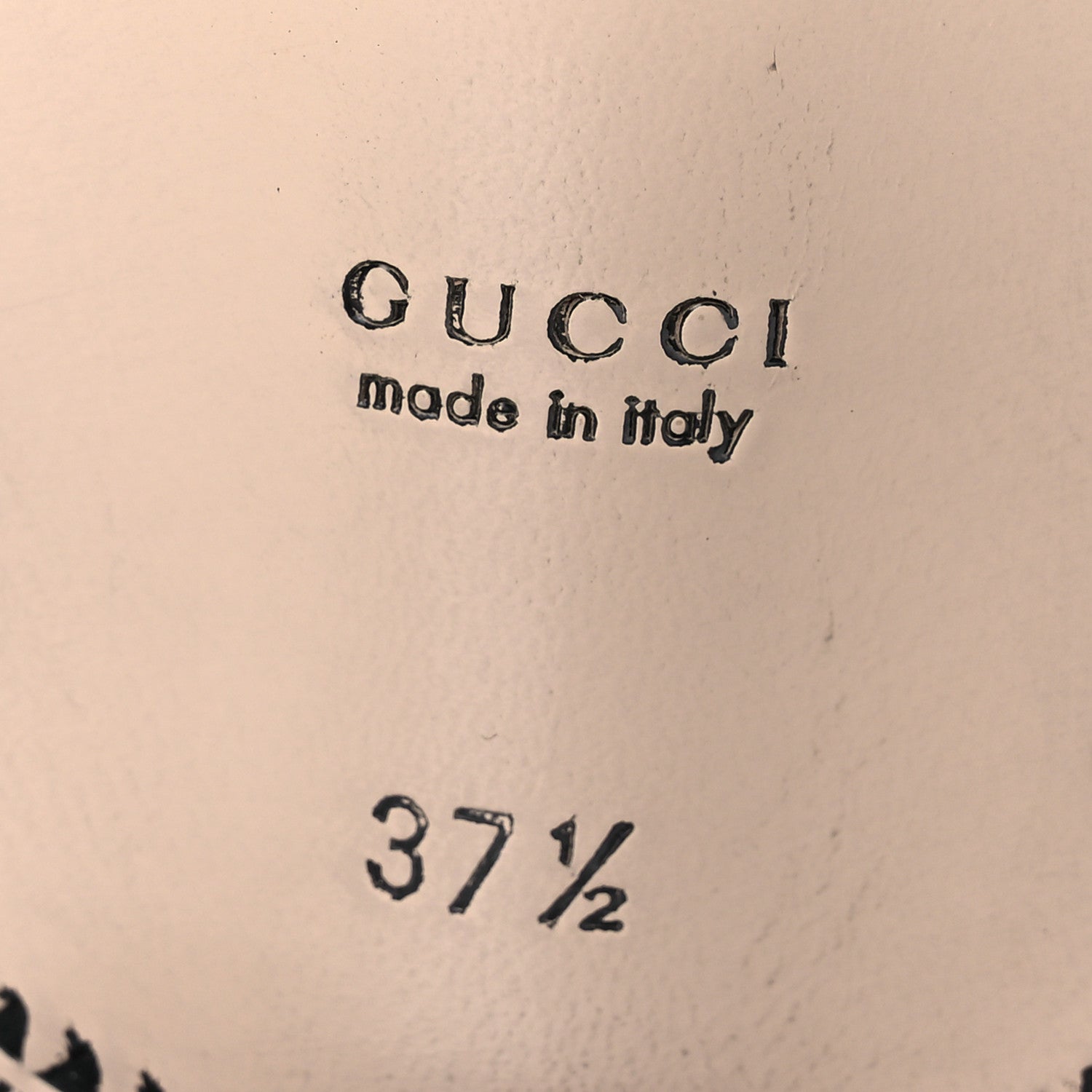 Gucci Waxed Calfskin Womens Ankle Boots 37.5 Black 8 of 13