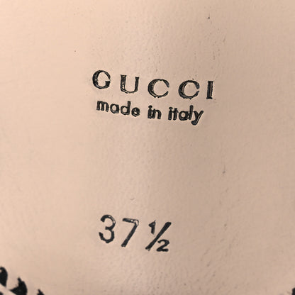 Gucci Waxed Calfskin Womens Ankle Boots 37.5 Black 8 of 13
