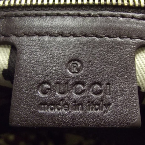 Gucci Guccissima 85th Anniversary Boston Tote Chocolate Brown 8 of 11