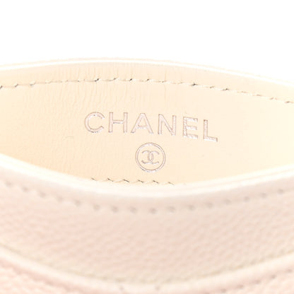 Chanel Caviar Quilted Card Holder White 5 of 8