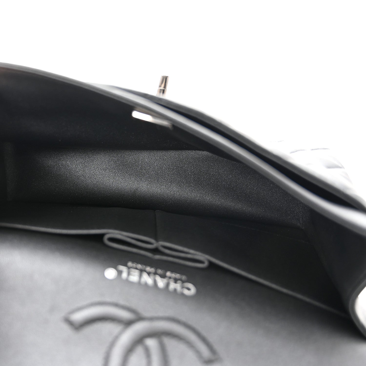 Chanel Lambskin Quilted Small Double Flap So Black 5 of 11