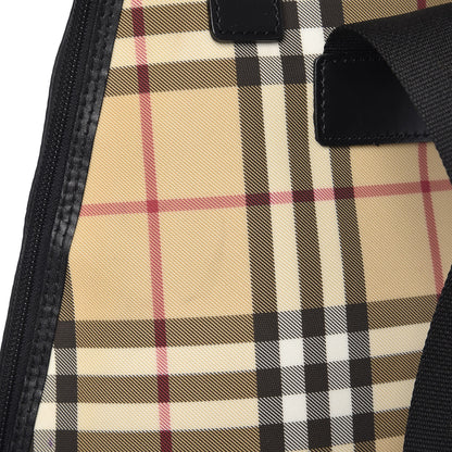 Burberry Canvas House Check Backpack Black 9 of 11