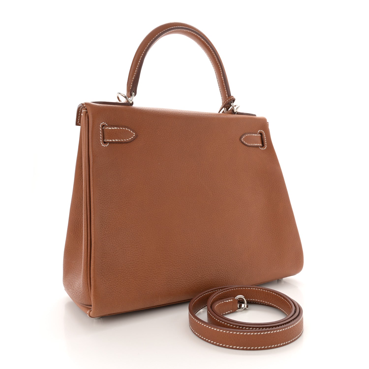 Hermes Barenia Faubourg Kelly Retourne 28 Fauve 3 of 15