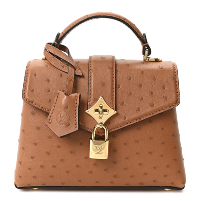 Louis Vuitton Ostrich Rose Des Vents Mini Cognac 1 of 11