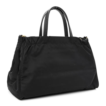 Prada Tessuto Nylon Saffiano Shopping Tote Black 3 of 10