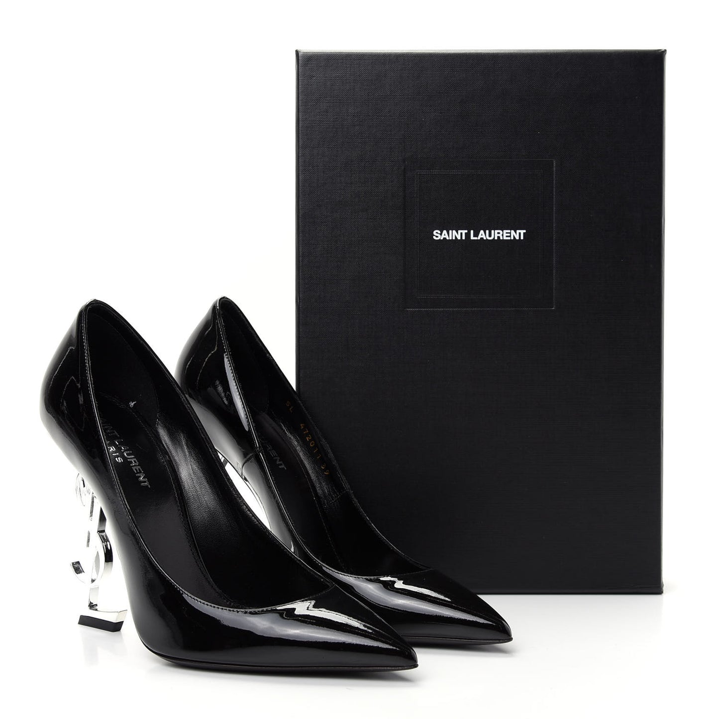 Patent Opyum 110 Pumps 39 Black Silver