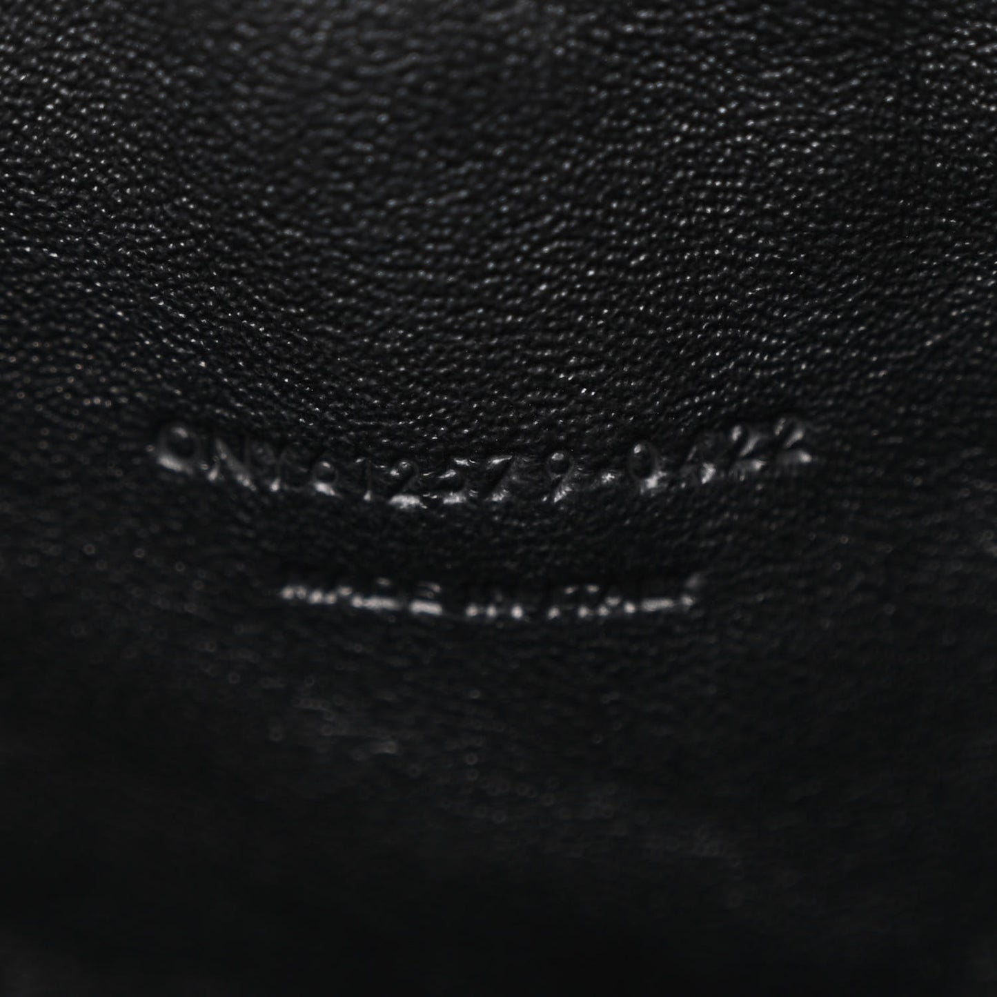 Grain De Poudre Matelasse Monogram Mini Lou Camera Bag Black