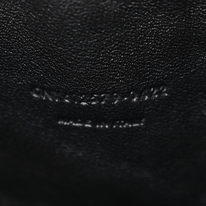Saint Laurent Grain De Poudre Matelasse Monogram Mini Lou Camera Bag Black 7 of 11