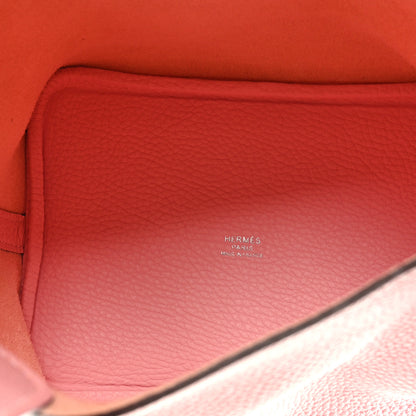 Hermes Taurillon Clemence Picotin Lock 18 PM Rose Sakura 6 of 12
