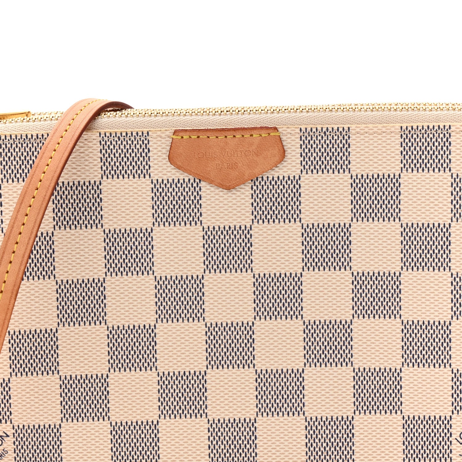 Louis Vuitton Damier Azur Double Zip Pochette 8 of 10