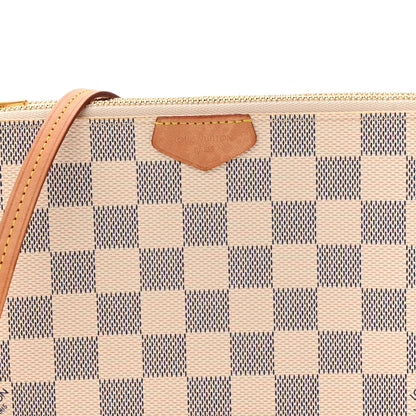 Louis Vuitton Damier Azur Double Zip Pochette 8 of 10