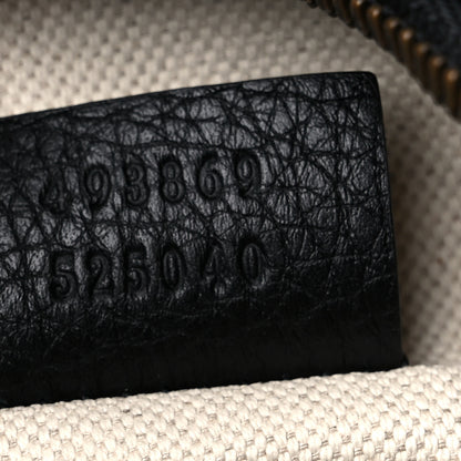 Gucci Grained Calfskin Logo Belt Bag Black 7 of 10