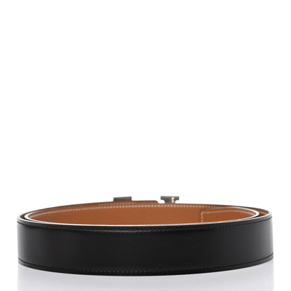 Hermes Box Togo 32mm H Belt 95 Black Gold 2 of 4
