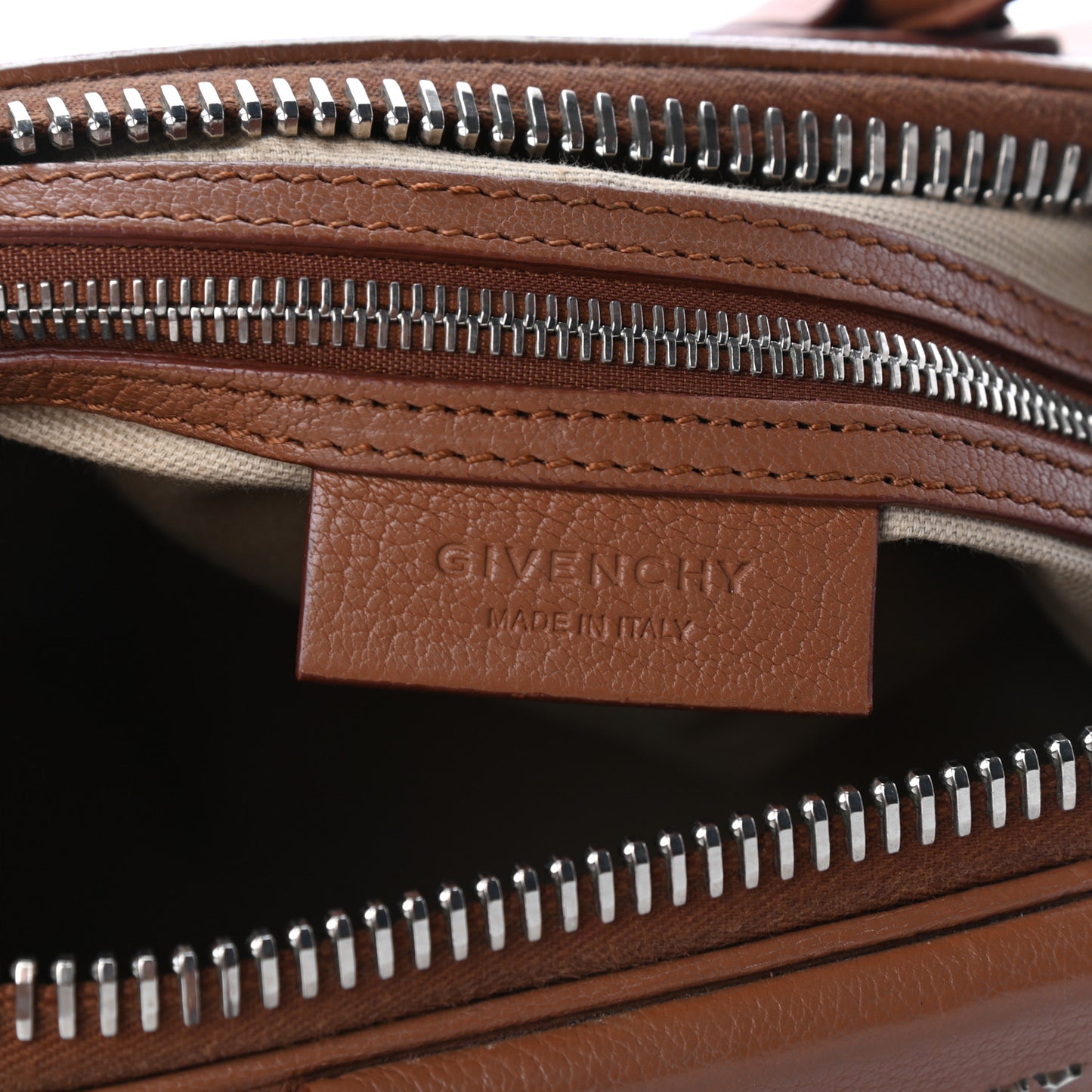 Sugar Goatskin Small Antigona Caramel