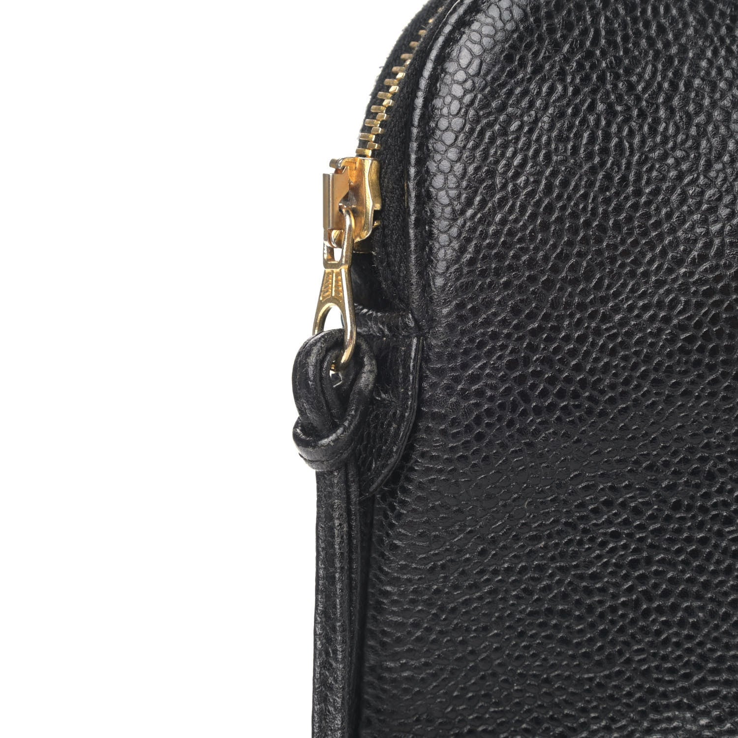 Chanel Caviar Large CC Shoulder Bag Black 5 of 5
